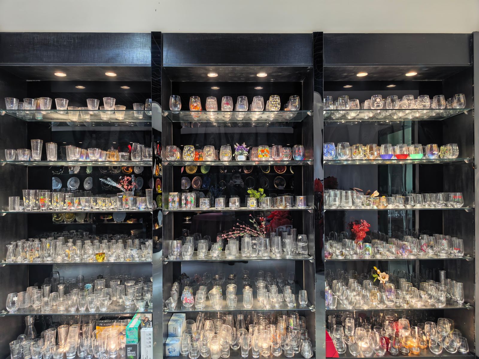 Decorated glassware